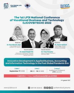 The 1st LP3I National Conference of Vocational Business and Technology (LICOVBITECH) 2022